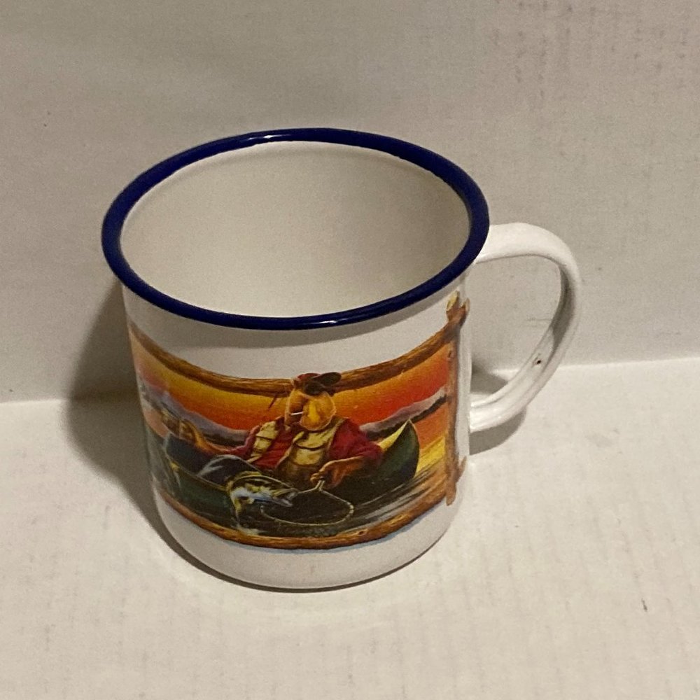 1993 Vintage RJ Reynolds Joe Camel Enamel Coffee Mug